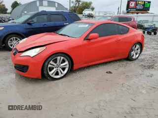 2010 Hyundai Genesis Coupe Premium with VIN KMHHT6KD1AU021037, listed as a Copart auction lot 80195994 with 174,463 mi miles and Salvage title. Bid and sale history available at DreamBid. Image 1.