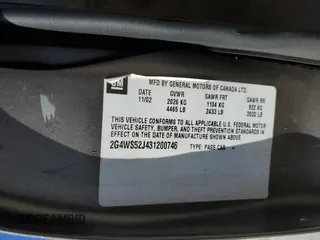 2003 Buick Century Custom with VIN 2G4WS52J431200746, listed as a Copart auction lot 76252504 with 0 mi miles and Salvage Title. Bid and sale history available at carsss.com. Image 14.