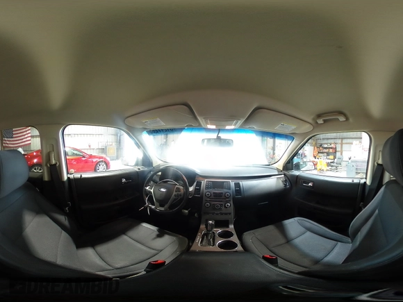 2013 Ford Flex SE with VIN 2FMGK5B83DBD26965, listed as a Copart auction lot 51277285 with 155,167 mi miles and Salvage Title. Bid and sale history available at carsss.com. Image 14.