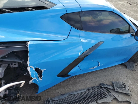 2022 Chevrolet Corvette 1LT with VIN 1G1YA2D42N5119843, listed as a Copart auction lot 41705625 with 45,415 mi miles and Salvage Title. Bid and sale history available at carsss.com. Image 10.