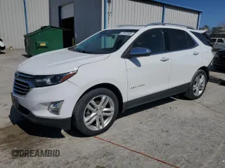 2018 Chevrolet Equinox Premier with VIN 3GNAXNEXXJS507122, listed as a Copart auction lot 47972385 with 71,656 mi miles and Salvage Title. Bid and sale history available at carsss.com. Image 1.