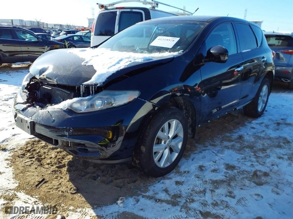 2014 Nissan Murano SV with VIN JN8AZ1MW6EW518590, listed as a IAAI auction lot 41318528 with 52,023 mi miles. Bid and sale history available at carsss.com. Image 2.