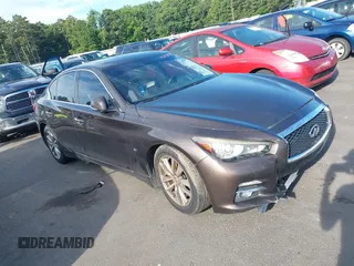 2015 Infiniti Q50 Sport with VIN JN1BV7AP0FM353969, listed as a IAAI auction lot 42735929 with 181,244 mi miles and . Bid and sale history available at DreamBid. Image 1.