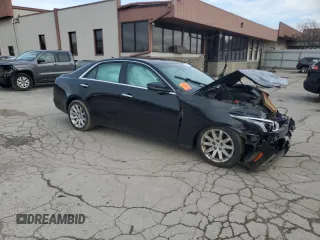 2014 Cadillac CTS Luxury AWD with VIN 1G6AX5S35E0184477, listed as a Copart auction lot 51186245 with Not provided miles and Salvage title. Bid and sale history available at DreamBid. Image 4.