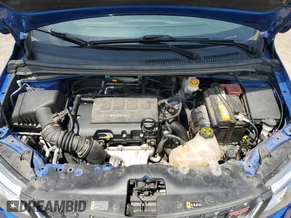 2020 Chevrolet Sonic LT with VIN 1G1JD6SB6L4109157, listed as a Copart auction lot 54716795 with 90,876 mi miles and Salvage title. Bid and sale history available at DreamBid. Image 11.