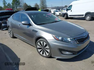2012 Kia Optima SX with VIN 5XXGR4A60CG004647, listed as a IAAI auction lot 41893616 with 176,713 mi miles and . Bid and sale history available at carsss.com. Image 1.