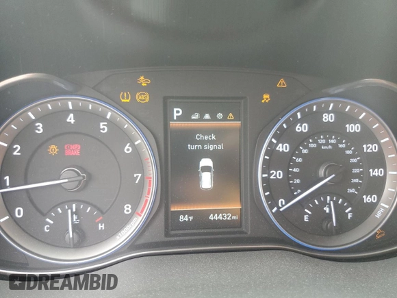 2020 Hyundai Kona SEL Plus with VIN KM8K62AA7LU558429, listed as a Copart auction lot 50359095 with 44,432 mi miles and Salvage Title. Bid and sale history available at carsss.com. Image 9.