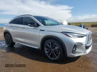 2022 Infiniti QX55 Sensory with VIN 3PCAJ5L31NF105496, listed as a Copart auction lot 66185705 with 42,051 mi miles and Salvage title. Bid and sale history available at DreamBid. Image 4.