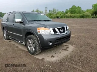 2012 Nissan Armada Platinum z VIN 5N1AA0NC9CN609112, wystawiony jako Copart lot #57202215 z przebiegiem 176 037 mil mil oraz Szkody całkowita. Historia ofert i sprzedaży dostępna na DreamBid. Obrazek 14.