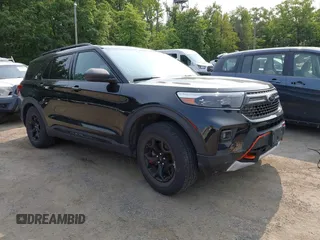 2021 Ford Explorer Timberline z VIN 1FMSK8JH5MGC09796, wystawiony jako IAAI lot #42343432 z przebiegiem 41 493 mil mil oraz . Historia ofert i sprzedaży dostępna na DreamBid. Obrazek 1.