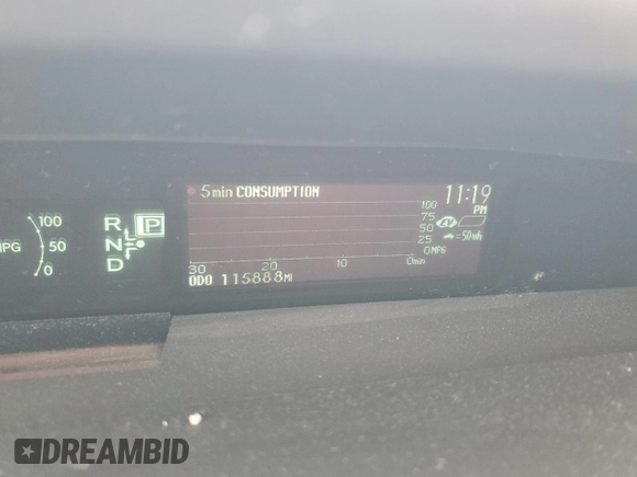 2014 Toyota Prius Four with VIN JTDKN3DU7E0386643, listed as a Copart auction lot 59046375 with 115,888 mi miles and Salvage title. Bid and sale history available at DreamBid. Image 9.