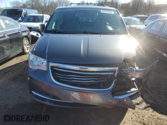 2016 Chrysler Town & Country Touring with VIN 2C4RC1BG1GR287489, listed as a Copart auction lot 46703405 with 189,371 mi miles and Salvage Title. Bid and sale history available at DreamBid. Image 5.