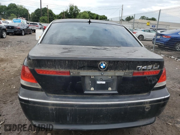 2002 BMW 7 Series 745Li with VIN WBAGN63432DR02989, listed as a Copart auction lot 63236514 with Not Provided miles and Clean Title. Bid and sale history available at carsss.com. Image 6.