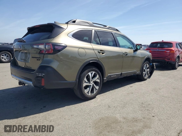 2022 Subaru Outback Limited XT with VIN 4S4BTGND9N3250147, listed as a Copart auction lot 56935445 with 25,191 mi miles and Salvage title. Bid and sale history available at DreamBid. Image 3.