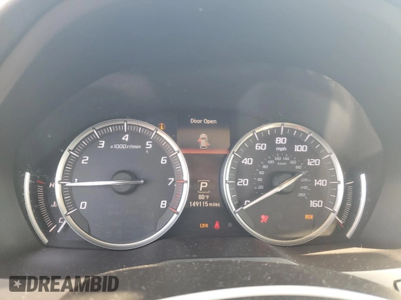 2015 Acura MDX Technology with VIN 5FRYD3H41FB004096, listed as a Copart auction lot 42956645 with 149,115 mi miles and Salvage Title. Bid and sale history available at DreamBid. Image 9.
