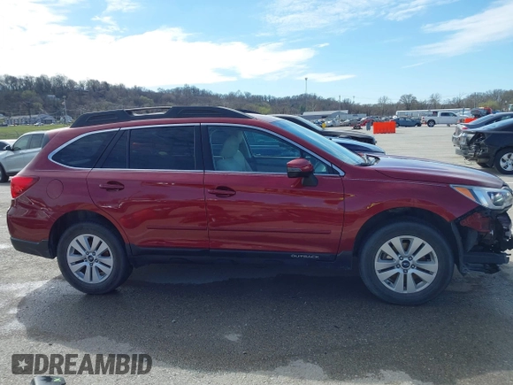 2017 Subaru Outback Premium with VIN 4S4BSAFCXH3272281, listed as a IAAI auction lot 41782163 with 88,563 mi miles and . Bid and sale history available at DreamBid. Image 14.
