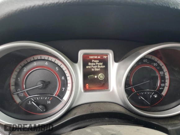 2019 Dodge Journey SE z VIN 3C4PDCBB1KT798081, wystawiony jako Copart lot #58491395 z przebiegiem 102 740 mil mil oraz Szkoda całkowita • Salvage title. Historia ofert i sprzedaży dostępna na DreamBid. Obrazek 9.