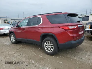 2019 Chevrolet Traverse LT Cloth with VIN 1GNERGKW7KJ178501, listed as a Copart auction lot 55826025 with 185,742 mi miles and Salvage title. Bid and sale history available at DreamBid. Image 2.