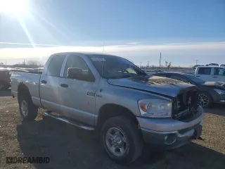 2008 Dodge Ram 2500 SLT with VIN 3D7KS28D98G229537, listed as a Copart auction lot 82213784 with 0 mi miles and Salvage Title. Bid and sale history available at carsss.com. Image 4.