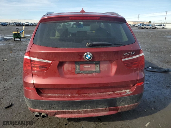 2013 BMW X3 xDrive28i with VIN 5UXWX9C56D0A31178, listed as a Copart auction lot 47236085 with 109,713 mi miles and Salvage Title. Bid and sale history available at carsss.com. Image 6.