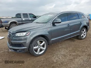 2015 Audi Q7 S line Prestige with VIN WA1DGAFE8FD013354, listed as a Copart auction lot 59822655 with 110,464 mi miles and Salvage title. Bid and sale history available at DreamBid. Image 1.