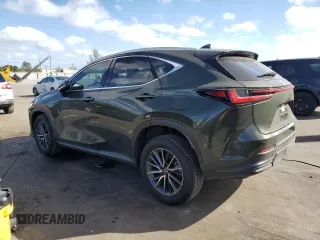 2025 Lexus NX with VIN 2T2GDCAZXSC019614, listed as a Copart auction lot 43544655 with 10,197 mi miles and Salvage Title. Bid and sale history available at carsss.com. Image 2.