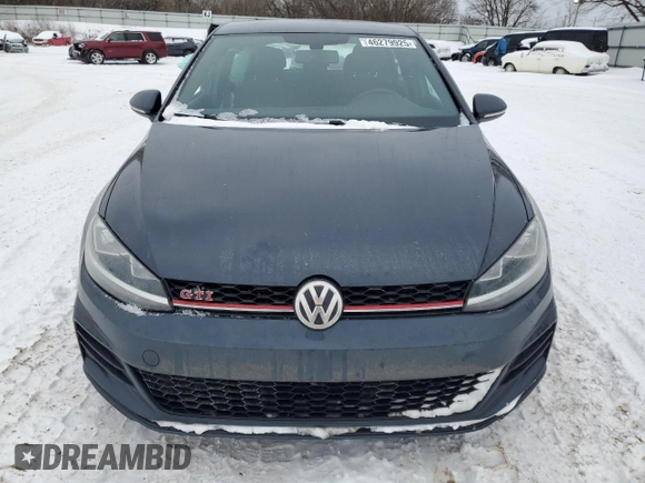 2020 Volkswagen Golf GTI S with VIN 3VW6T7AU0LM010005, listed as a Copart auction lot 46279925 with 66,307 mi miles and Salvage Title. Bid and sale history available at carsss.com. Image 5.