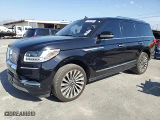 2019 Lincoln Navigator Reserve with VIN 5LMJJ2LT9KEL08933, listed as a Copart auction lot 47444895 with 61,856 mi miles and Salvage Title. Bid and sale history available at carsss.com. Image 1.