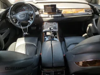 2016 Audi A8 3.0T with VIN WAU34AFD8GN004633, listed as a Copart auction lot 61692955 with 155,405 mi miles and Salvage title. Bid and sale history available at DreamBid. Image 8.
