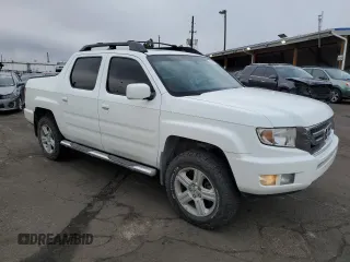 2010 Honda Ridgeline RTL with VIN 5FPYK1F58AB005088, listed as a Copart auction lot 47477975 with 128,538 mi miles and Salvage Title. Bid and sale history available at carsss.com. Image 4.