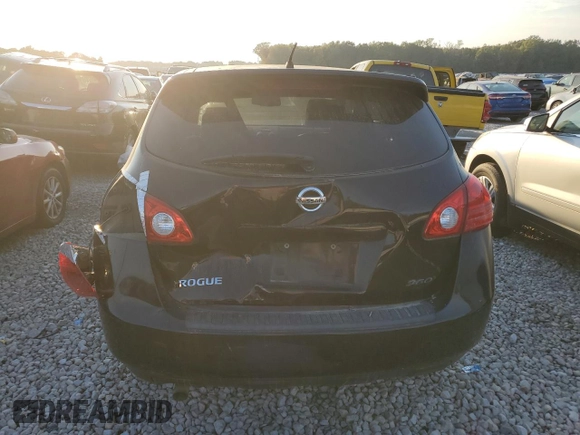 2010 Nissan Rogue S with VIN JN8AS5MT9AW501794, listed as a Copart auction lot 77460234 with 198,822 mi miles and Salvage Title. Bid and sale history available at DreamBid. Image 6.