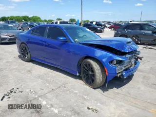 2021 Dodge Charger Scat Pack with VIN 2C3CDXGJ4MH570369, listed as a Copart auction lot 54505855 with 81,483 mi miles and Clean Title. Bid and sale history available at DreamBid. Image 4.