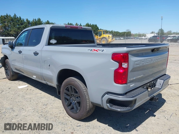 2024 Chevrolet Silverado 1500 Custom with VIN 3GCPDBEK4RG345212, listed as a IAAI auction lot 42069482 with 3,044 mi miles and . Bid and sale history available at DreamBid. Image 3.