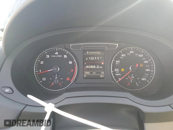 2017 Audi Q3 Premium Plus with VIN WA1JCCFS6HR010183, listed as a Copart auction lot 53792095 with 72,859 mi miles and Salvage title. Bid and sale history available at DreamBid. Image 9.