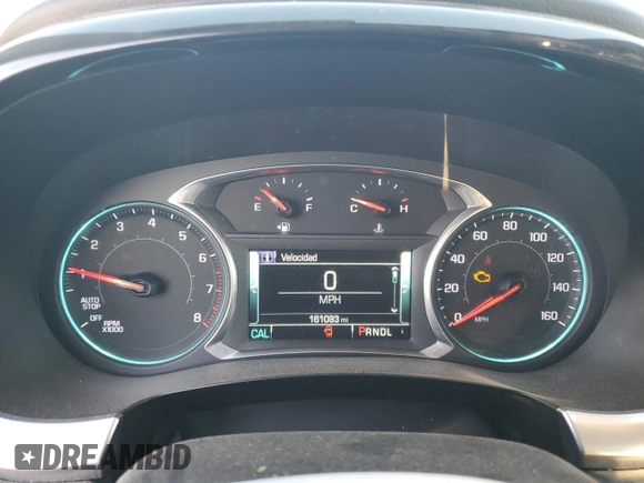 2018 Chevrolet Traverse Premier with VIN 1GNEVJKW2JJ253743, listed as a Copart auction lot 82779724 with 161,083 mi miles and Salvage Title. Bid and sale history available at carsss.com. Image 9.