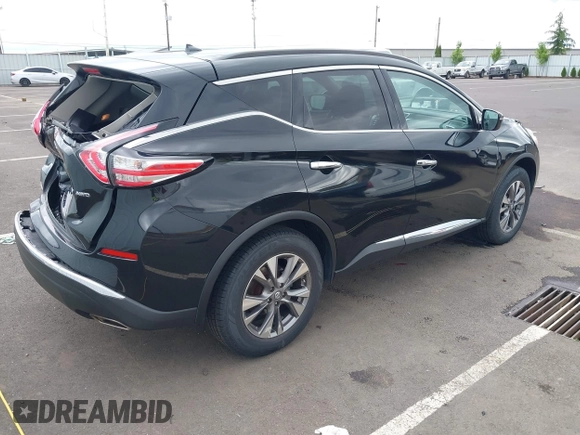 2016 Nissan Murano SL with VIN 5N1AZ2MH6GN110856, listed as a IAAI auction lot 42257177 with 99,596 mi miles and . Bid and sale history available at DreamBid. Image 4.