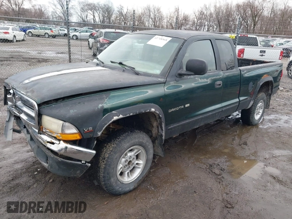 2000 Dodge Dakota Sport with VIN 1B7GG22N3YS539484, listed as a IAAI auction lot 41748568 with 290,117 mi miles. Bid and sale history available at carsss.com. Image 2.