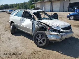 2001 Lexus RX 300 with VIN JTJGF10U910098773, listed as a Copart auction lot 75942804 with 207,210 mi miles and Salvage Title. Bid and sale history available at carsss.com. Image 4.
