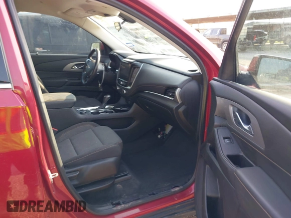2020 Chevrolet Traverse LT Cloth z VIN 1GNERGKW0LJ253301, wystawiony jako IAAI lot #41942663 z przebiegiem Nie podano mil oraz . Historia ofert i sprzedaży dostępna na DreamBid. Obrazek 5.