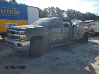 2015 Chevrolet Silverado 3500HD LTZ with VIN 1GC4K0E83FF109486, listed as a Copart auction lot 78197634 with 0 mi miles and Salvage Title. Bid and sale history available at carsss.com. Image 1.