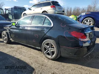 2019 Mercedes-Benz C 300 with VIN 55SWF8EB1KU283402, listed as a Copart auction lot 47947395 with 83,731 mi miles and Non Repairable. Bid and sale history available at DreamBid. Image 2.