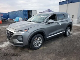 2019 Hyundai Santa Fe SE with VIN 5NMS2CAD8KH070404, listed as a Copart auction lot 46729285 with 0 mi miles and Non Repairable. Bid and sale history available at carsss.com. Image 1.