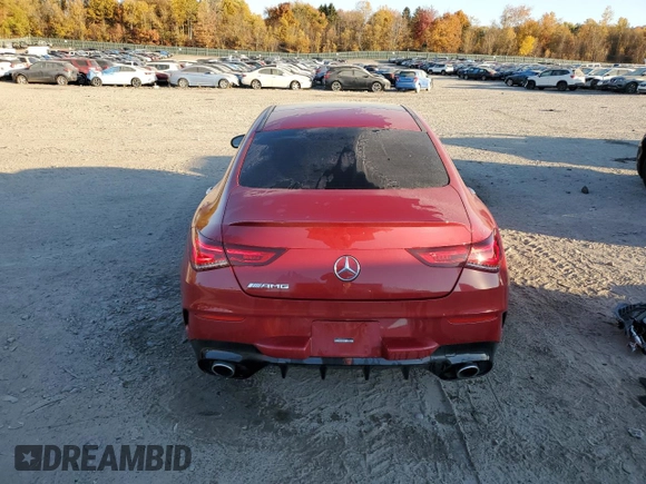 2022 Mercedes-Benz CLA 35 AMG with VIN W1K5J5BB1NN287234, listed as a Copart auction lot 76796244 with 31,113 mi miles and Salvage Title. Bid and sale history available at DreamBid. Image 6.