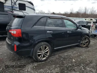 2015 Kia Sorento SX with VIN 5XYKWDA78FG597251, listed as a Copart auction lot 46836475 with 216,224 mi miles and Clean Title. Bid and sale history available at carsss.com. Image 3.