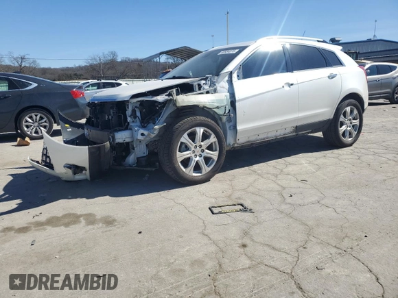 2015 Cadillac SRX Premium Collection with VIN 3GYFNGE31FS593936, listed as a Copart auction lot 46934075 with 121,726 mi miles and Clean Title. Bid and sale history available at carsss.com. Image 1.