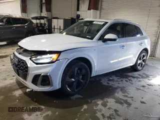 2022 Audi Q5 S line Premium Plus with VIN WA1EAAFY6N2013962, listed as a Copart auction lot 45803495 with 59,452 mi miles and Salvage Title. Bid and sale history available at carsss.com. Image 1.