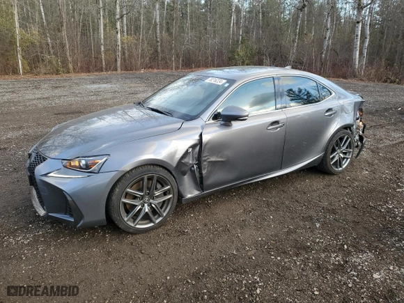 2020 Lexus IS with VIN JTHG81F29L5042162, listed as a Copart auction lot 78216224 with 58,024 mi miles and Salvage Title. Bid and sale history available at carsss.com. Image 1.