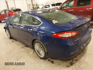 2013 Ford Fusion Titanium Hybrid with VIN 3FA6P0RU9DR320909, listed as a IAAI auction lot 41477530 with 108,153 mi miles. Bid and sale history available at carsss.com. Image 3.