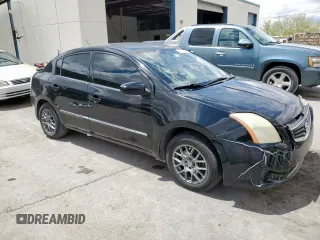 2012 Nissan Sentra S with VIN 3N1AB6AP7CL735551, listed as a Copart auction lot 59293035 with Not provided miles and Salvage title. Bid and sale history available at DreamBid. Image 4.