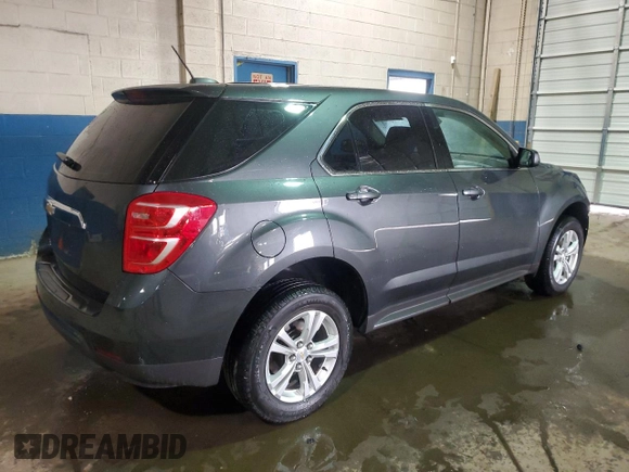 2017 Chevrolet Equinox LS with VIN 2GNALBEK3H1562189, listed as a Copart auction lot 49695405 with 44,731 mi miles and Clean Title. Bid and sale history available at carsss.com. Image 3.